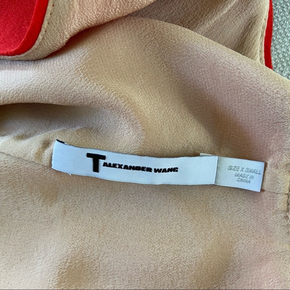 T Alexander Wang Red Silk Slip Dress - Picture 6 of 6